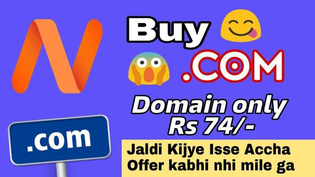 Buy .Com Domain Only ₹ 74/- at Namecheap.com