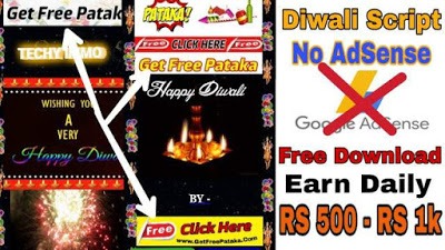 Download Happy Diwali Blogger Script